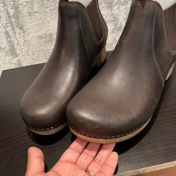 Dansko Becka Clog Bootie Size 40 US 9.5‎ - 10 Brown - Picture 6 of 9